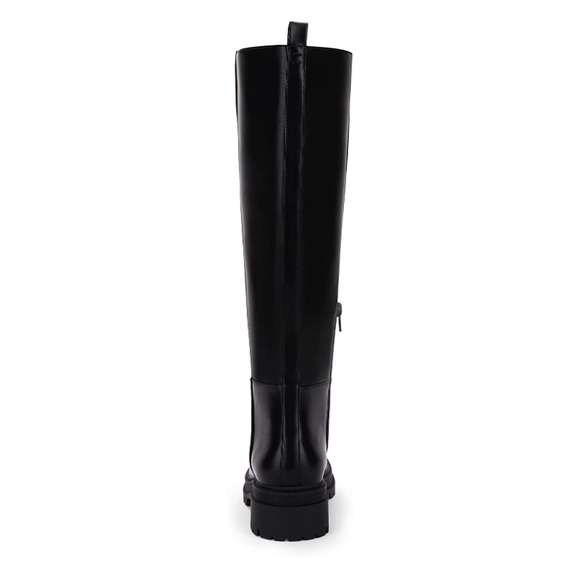 Knee High Platform Boots Chunky Block Heel Side Zipper - Picture 4 of 5